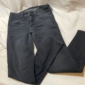 Black super stretch jeans